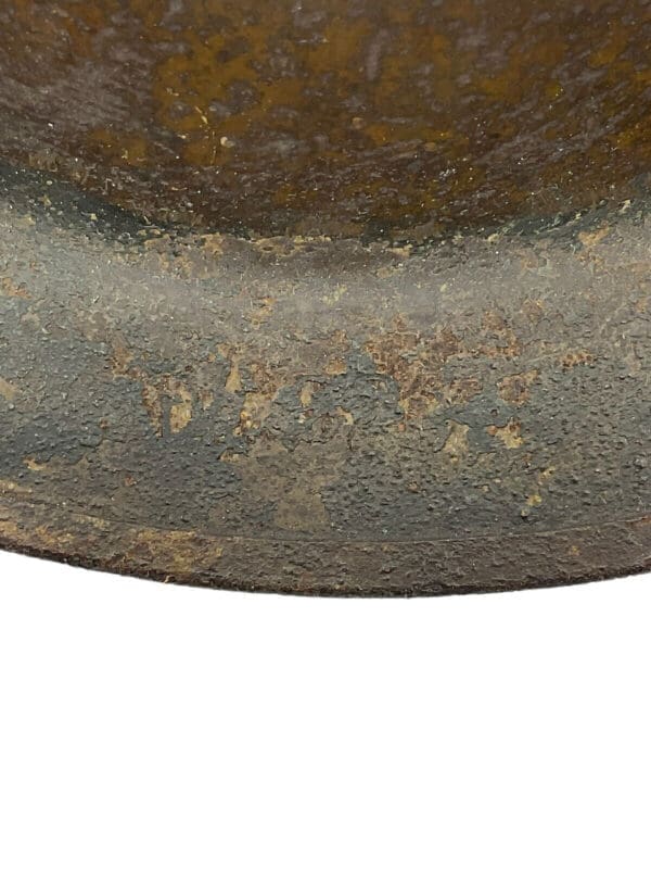 WW1 Canadian CEF 10th Quebec Reserve Battalion Brodie Helmet Shell NO LINER