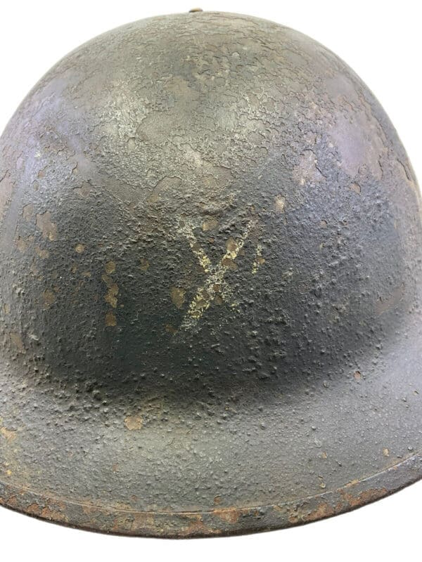 WW1 Canadian CEF 10th Quebec Reserve Battalion Brodie Helmet Shell NO LINER