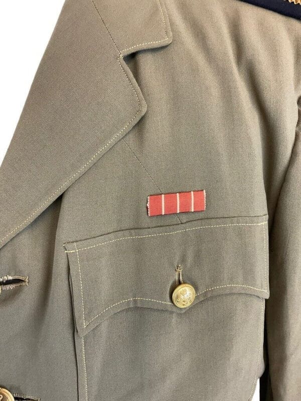 Canadian RCN Navy Officers Tropical Worsted TW Jacket and Trousers Named