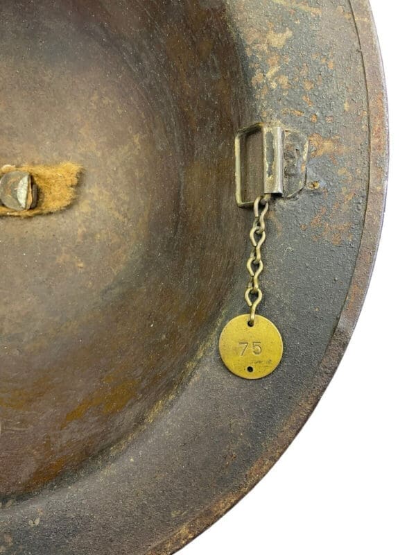 WW1 Canadian CEF 10th Quebec Reserve Battalion Brodie Helmet Shell NO LINER