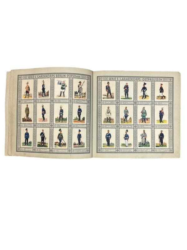 WW1 Imperial German Cigarette Card Album Waldorf Astoria FULL Soft Cover