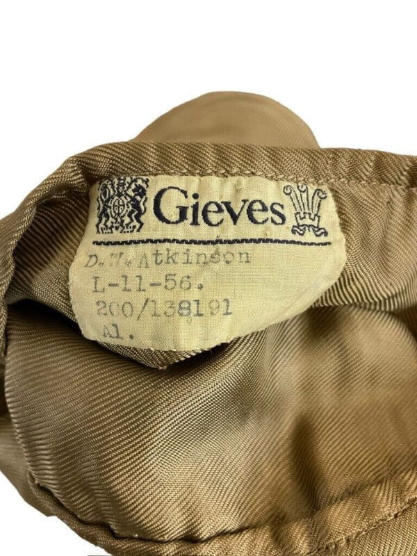 Canadian RCN Navy Officers Tropical Worsted TW Jacket and Trousers Named