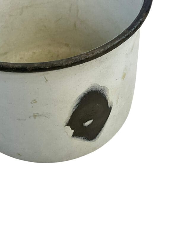 WW2 British Canadian Enameled Steel Cup