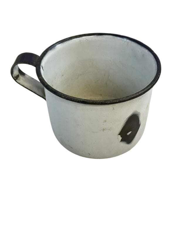 WW2 British Canadian Enameled Steel Cup